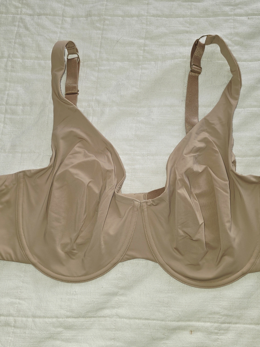 ThirdLove Microfiber Seamless Nude Full-Coverage Underwire Bra 42D